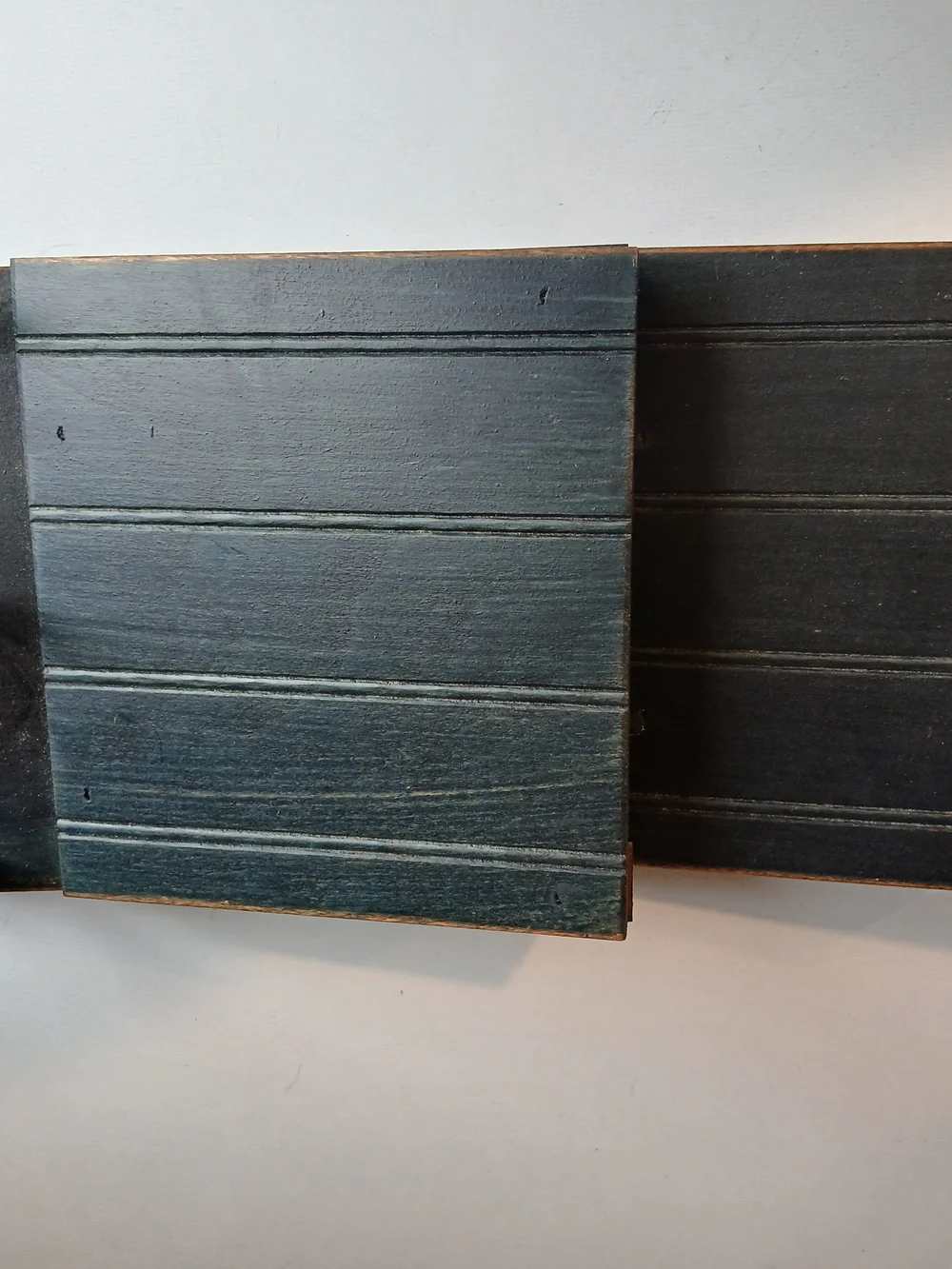 Vintage Wooden Mail & Key Organizer 3 Tier Pocket Farmhouse Country Entryway